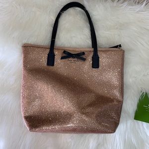 Kate Spade ♠️ Rose Gold tote